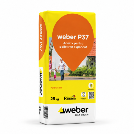 Adeziv pentru polistiren expandat Weber P37, 25 kg